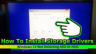 How To Install Storage Drivers – Windows 11 Not Detecting SSD or HDD [upl. by Christianna]