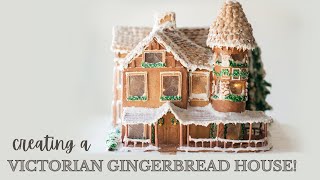 EPIC Gingerbread House 2020  Creating a Victorian Gingerbread Mansion [upl. by Assanav]