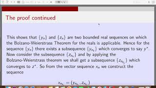 ECO760A  Mathematical Analysis for Economics Lecture3a  BolzanoWeiestrass Theorem [upl. by Muslim748]