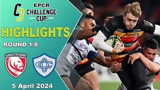 Highlights  Gloucester Rugby vs Castres Olympique  Round 18  EPCR Challenge Cup 202324 [upl. by Mable]