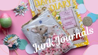 HOW DID I CREATE THIS EASTER JOURNAL COVER With DAPHNES DIARY Issue 2 [upl. by Tsirc]