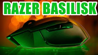 Basilisk x Hyperspeed wireless RAZER mouse unbox and review [upl. by Carolyn]