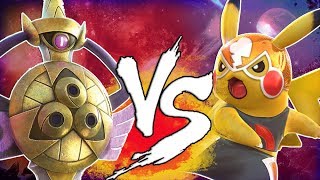 Pokken Tournament DX Aegislash DLC Vs Pika Libre FIGHT Nintendo Switch [upl. by Mooney]