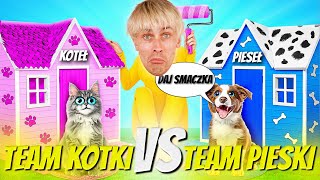 PIES 🐕 VS KOT 🐈  WIELKA BITWA NA DOMY 🏠  Moja Reakcja Na [upl. by Reizarf567]