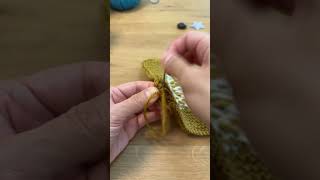 Weaving in the ends in garter stitch knitting knittingtechniques [upl. by Acsisnarf]