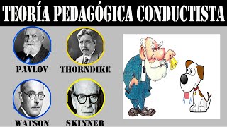 Teoría de Aprendizaje Conductista  Watson Pávlov y Skinner [upl. by Attey]