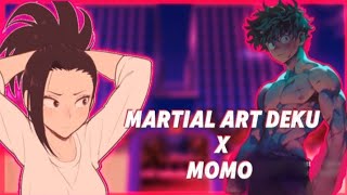 OP MARTIAL ARTS DEKU 💚 x MoMo ♥️  ALL PARTS  texting story [upl. by Adnhoj]