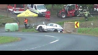 BergrallyeHillClimb MarktlStraden 2023  Best of Crash and Action  Cat Lucky Escape [upl. by Hebe317]