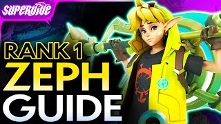 RANK 1 SUPERVIVE ZEPH GUIDE  ABILITIES  HOW TO PLAY  ZEPH GAMEPLAY  SUPERVIVE [upl. by Nogras]