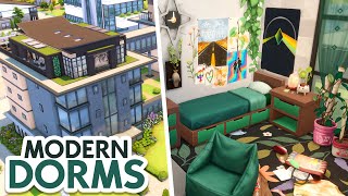 Modern Student Housing 📚🎓  The Sims 4 Speed Build [upl. by Ifen]