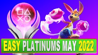 Easiest Platinum Games of May 2022  Easy  Cheap  Fast amp Crossbuy Platinum Games PS4 PS5 [upl. by Brunk]