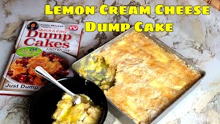 Lemon Cream Cheese Dump Cake  Cathy Mitchell Dump Cakes cookbook [upl. by Necila]