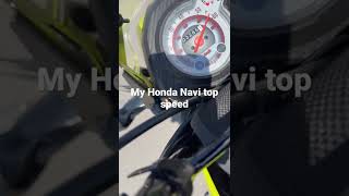 My Honda Navi top Speed [upl. by Zelma]