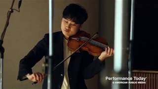 Violinist In Mo Yang on Performance Today [upl. by Gualtiero]