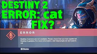 Destiny 2 Servers Are Not Available Destiny 2 Update on Maintenance [upl. by Enitsirhk]