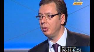 26012014 B92 Utisak nedelje Gost Aleksandar Vučić [upl. by Eelnodnarb]