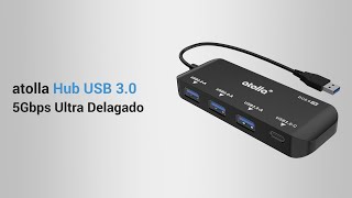 atolla Portátil 4 Puertos Hub USB 30  GMS3103U3 [upl. by Bonucci]