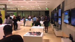 Sony retail store announcement and launch party [upl. by Asilrak]