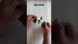 NINJA STAR ORIGAMI TUTORIAL HOW TO MAKE NINJA STAR CRAFT STEP BY STEP FOLDING WEAPON ART [upl. by Betz]