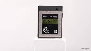 ProGrade Digital 256GB CFexpress Type B Memory Card GOLD [upl. by Viviyan]