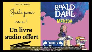 Matilda Roald Dahl Audiobook enfant [upl. by Sanfred]