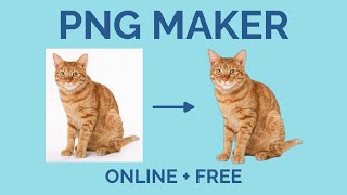 How to Make PNGs ONLINE Free PNG File Maker [upl. by Burrton]