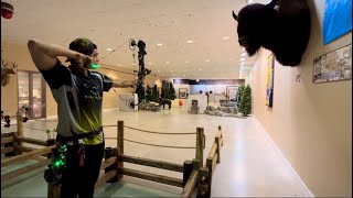 Bass pro shops Indoor 3D archery range  Dania Beach Florida [upl. by Ofella]