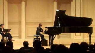 Carnegie Hall Recital6 year old plays The Dolls Dream by Oesten [upl. by Moore]