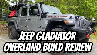 Ultimate Jeep Gladiator OffRoad Overlanding Build [upl. by Joice341]