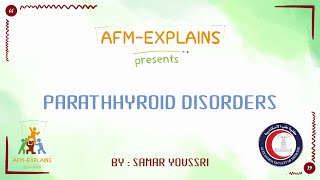 Parathyroid Disorders Samar Youssri [upl. by Osugi]