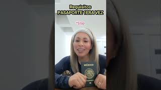 ✔REQUISITOS PARA TRAMITAR MI PASAPORTE POR 1ERA VEZ [upl. by Idette]