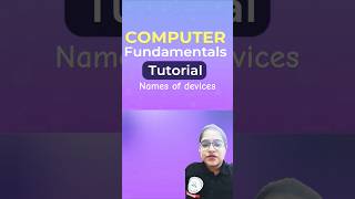 Names of Input Output Devices viral shorts computer basicsofcomputer picscomputerhub [upl. by Onirefes709]
