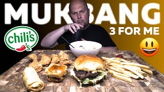 Chilis BIG Smasher Burger Mukbang  A Flavor Explosion [upl. by Anowahs]