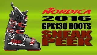 2016 Nordica GPX 130 All Mountain Ski Boot [upl. by Airamalegna]