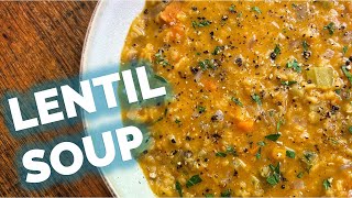 Red Lentil Soup A Hearty Nutritious Comfort Food [upl. by Chace]