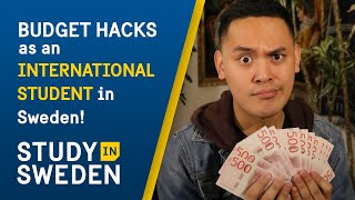 BUDGET HACKS as an INTERNATIONAL STUDENT in SWEDEN [upl. by Atiuqer608]