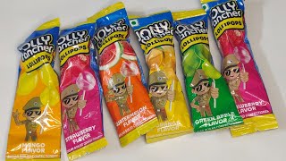 Jolly Rancher Lollipops unboxing  candy  lots of candies [upl. by Annaitsirhc343]