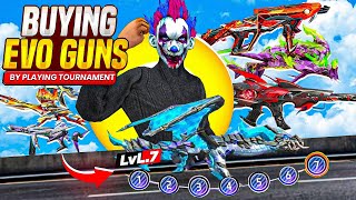 Playing Solo Tournament 🔥 to Purchase Evo Gun 🔫 Skin in Free Fire  First Day 1000 Profit  Ep1 [upl. by Nylyrehc]