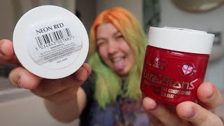 Dying My Hair RedOrange with Direction Neon Red [upl. by Astraea479]