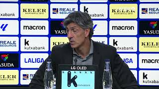 Rueda de prensa Real Sociedad vs Real Betis [upl. by Eissirc662]