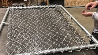 Build Your Own 4x3 Residential Chain Link Gate A Complete DIY Installation Guide [upl. by Namielus]