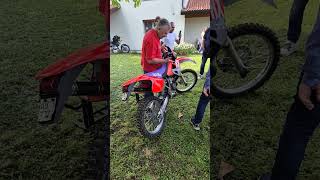 Ingenier Brovedani partenza Aprilia RX 125 ufficiale [upl. by Allisirp]