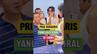 MULTI SUB Viral Pria Baju GarisGaris Jadi Pusat Perhatian di Pameran Mobil china videolucu [upl. by Bradan]