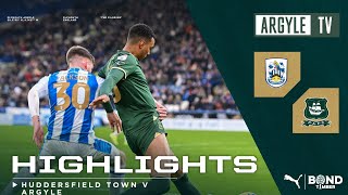 Huddersfield Town v Plymouth Argyle highlights [upl. by Leandra]