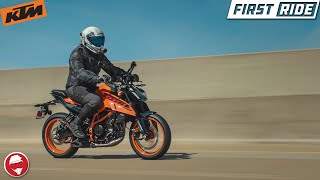 2024 KTM 390 Duke  First Ride [upl. by Clymer]