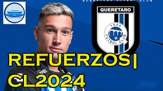 ESTOS SON LOS REFUERZOS DE GALLOS BLANCOS DEL QUERETARO PARA EL CLAUSURA 2024 [upl. by Aetnuahs]