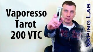 Обзор боксмода Vaporesso Tarot 200W VTC [upl. by Salomon]