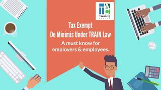 Tax Exempt De Minimis Benefit in Philippines [upl. by Anawot]