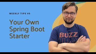 Spring Boot Starter  Weekly Tips 9 livecoding spring springframework springboot [upl. by Moon]