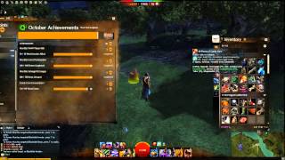 Guild Wars 2 October Monthly Achievement Complete and Rewards in HD Greek Voice [upl. by Misty]